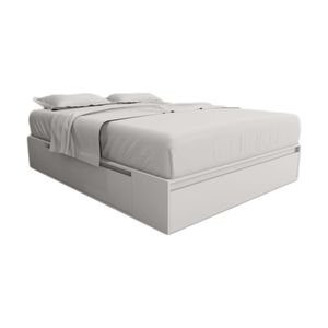 CAMA BOX SOMMIER TABLES 160X200 CON CAJONERA Y ZAPATERO 6443