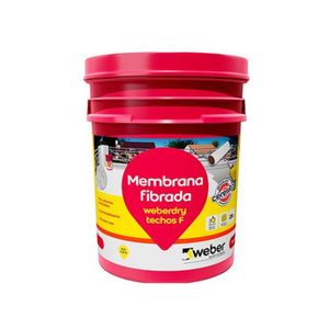 Membrana líquida fibrada  para techos blanca 20Kg