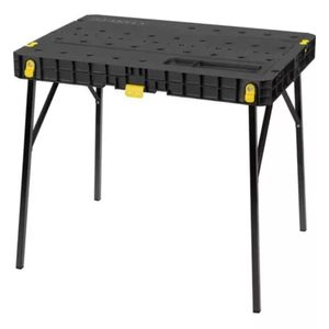 Mesa De Trabajo Plegable Stanley Stst834921 Color Negro