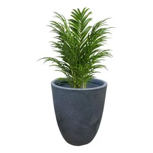 Maceta Decorativa Rotomoldeado Plastica Mediana Corinto stone oscuro