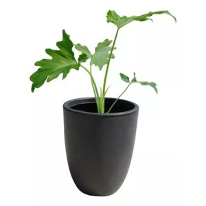 Maceta Decorativa Rotomoldeado Plastica Mediana Corinto negro