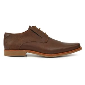 ZAPATO BERWIN CHOCOLATE ACORDONADO CASUAL CUERO HOMBRE