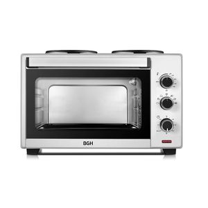 Horno Eléctrico BGH SILVER BHE35S22A 1600W 35 Lts con Anafe Doble Grill Función Convección