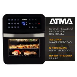 Freidora de Aire y Horno 12L de Atma HFR582DP