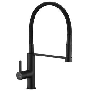 Griferia Cocina Monocomando Negro Piazza Kitchen Pro 10317ne