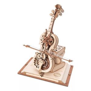 Robotime Puzzle 3d Violonchelo Mágico Amk63 Rokr