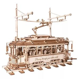 Robotime Puzzle 3d Tranvía Urbano Clásico Lk801 Rokr