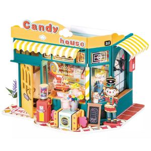 Robotime Puzzle 3d Rainbow Candy House Dg158 Rolife