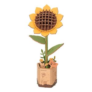 Robotime Puzzle 3d Girasol Tw011 Rowood