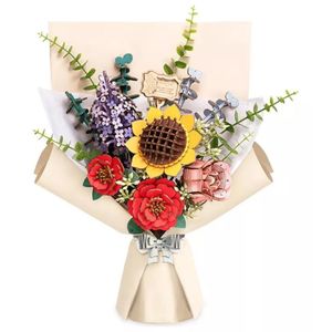 Robotime Puzzle 3d Ramo De Flores De Madera Tw01h Rowood