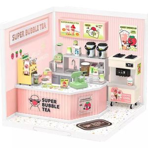 Robotime Puzzle 3d Cafefería De Bubble Tea Double Joy Dw006