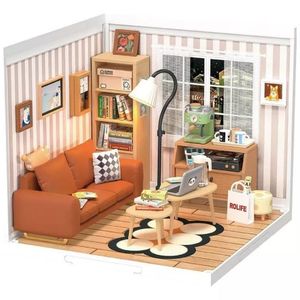 Robotime Puzzle 3d Acogedora Sala De Estar Dw007 Rolife