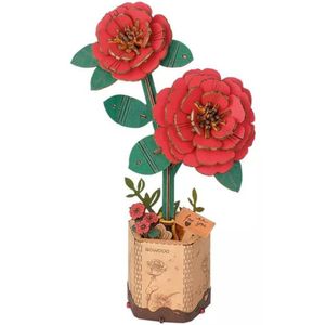Puzzle 3d Camelia Roja Tw031 Rowood