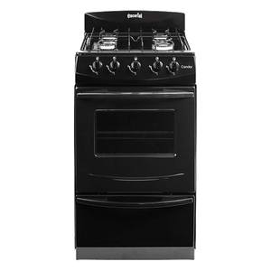 Cocina Escorial Candor S2 Black Gas Envasado 51Cm