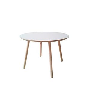 Mesa Picolo para jugar y estudiar. Color Blanco y Natural
