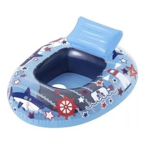 Flotador Bote Para Niños Fondo Del Mar Bestway 34126 Celeste