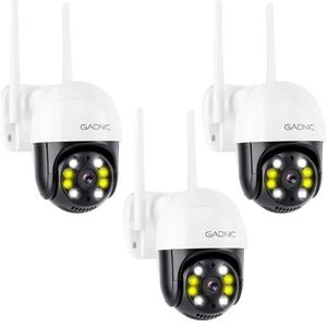 Kit Cámara de Seguridad Gadnic P245F22 Domo 3MP IP66 Bluetooth Wifi Visión Nocturna x3