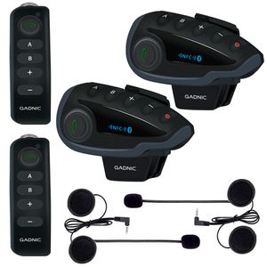 Intercomunicador Moto Gadnic G-800 Kit x2 Bluetooth