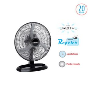 Ventilador Turbo Orbital Liliana 20" Parrilla Cromado Votr20