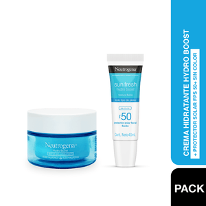 Kit Hydro Boost: Water Gel + Protector Solar Sin Color