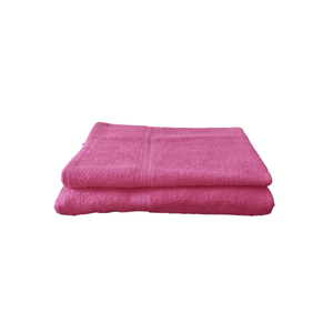 Juego De Toalla Y Toallón Pierre Cardin Evolution, 100% Algodón 450 Grs Fucsia
