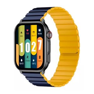 Smartwatch Kieslect Ks Pro Negro 2.01 Llamadas 2 Correas Diseño de la malla Milanese