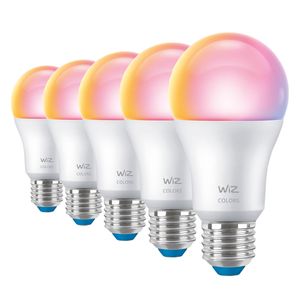 Lampara Led Inteligente Wiz Wifi Smart Color E27 x5 Un