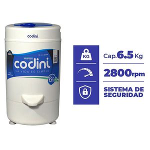 Secarropas Codini AD-65 Blanco 6.5KG