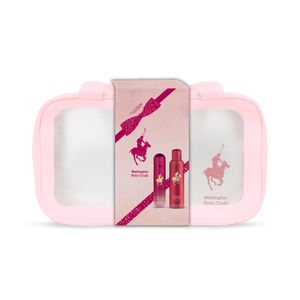 Perfume Wellington polo club femenino Rojo + Deo con Neceser de Regalo