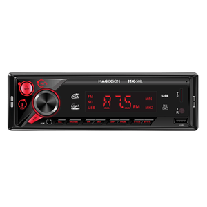 REPRODUCTOR MAGIXSON * 1 DIN MX-50R ROJO