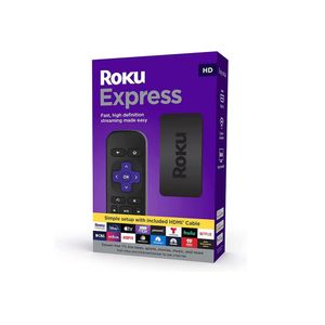 Reproductor de Streaming Roku Express HDMI Stream Sin Cargador