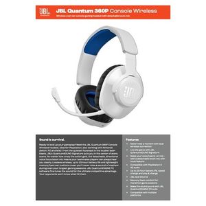 JBL Quantum 360 P (Lanzamiento) Blanco