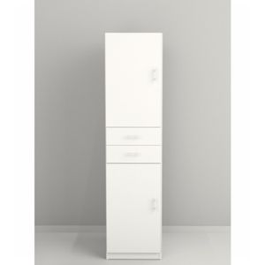 Organizador Multifunción 2 Puertas y 2 Cajones Tables Blanco Cod: 3051