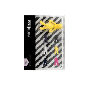 Identificadores de Copas Winefroz - Silicona 7 Piezas (Set7)
