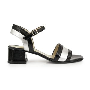 SANDALIA NATTA NEGRA ZAPATOS CUERO MUJER VESTIR