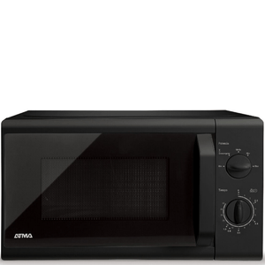 MICROONDAS ATMA ROTATIVO 20 LTS NEGRO 700W MATRB20UAP