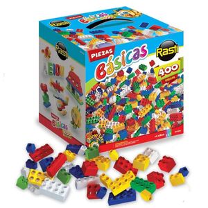 Bloques 400 piezas básicas Rasti