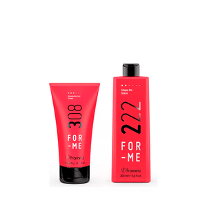 Kit For Me Rulos Crema de Peinar 308 + Spray 222 Framesi