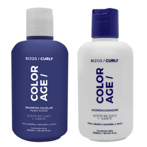 Kit Rulos Shampoo + Acondicionador Color Age x300ml