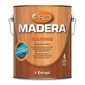 Barniz para madera pro marino 4 l Emapi