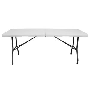 Mesa de exterior plegable blanca Klimber
