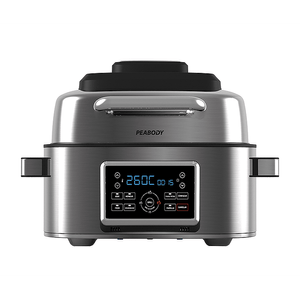 Freidora Sin Aceite Peabody PE-AFG01IX C/Grill 6Lts 1600Watts