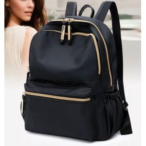MOCHILA CHARLOTTE IMPERMEABLE NEGRA PARA MUJER