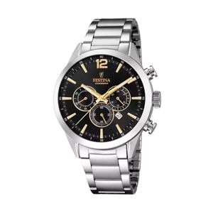 Reloj Festina Timeless Chronograph para hombre de acero F20343/4