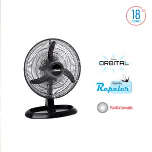 Ventilador Turbo Orbital Liliana 18" Parrilla Cromado Votr18