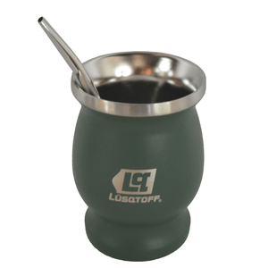 Mate con bombilla LUSQTOFF verde 300ml - MATLV-8B