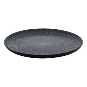 Plato De Postre Ceramica Flat Onix Oxford  X6