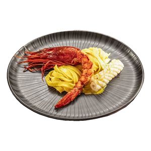 Plato Playo Ceramica Flat Onix Oxford  X4