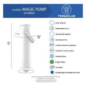 Termo Bomba Magic Pump 1,8 L Frio Y Calor