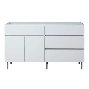 BAJO MESADA RICCHEZZE LIVORNO 120 CM BLANCO NORTE